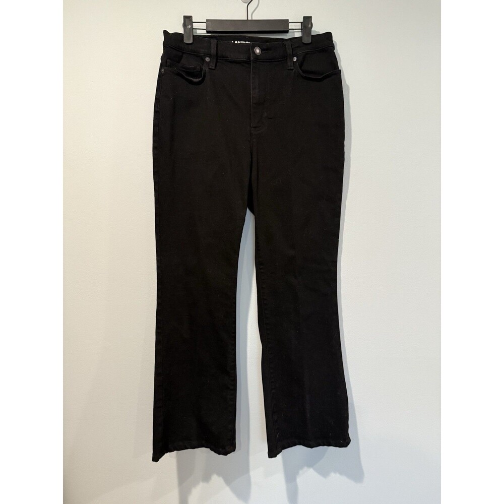 Lands End Jeans Women 10 High Rise Stretch Travel Work Minimal Cotton Vacation